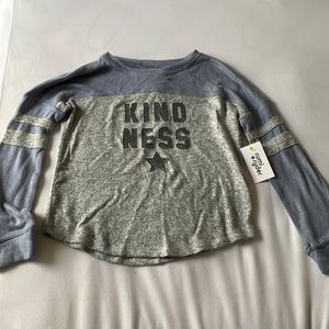 Kindness brushed sequin top
